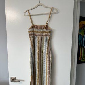 Stripe beach/pool dress